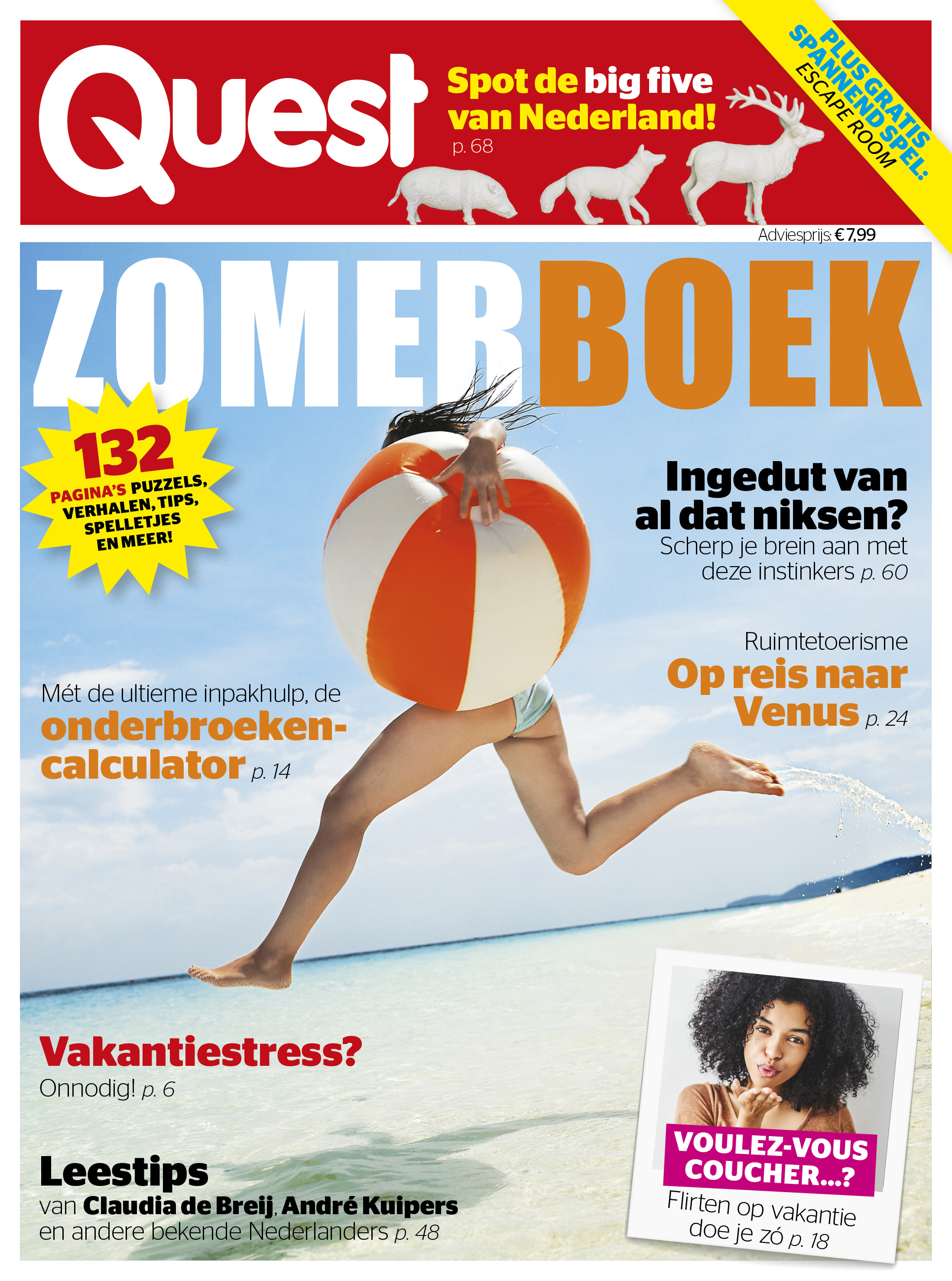 Quest Zomerboek 2022 - tijdschrift - vakantieboek