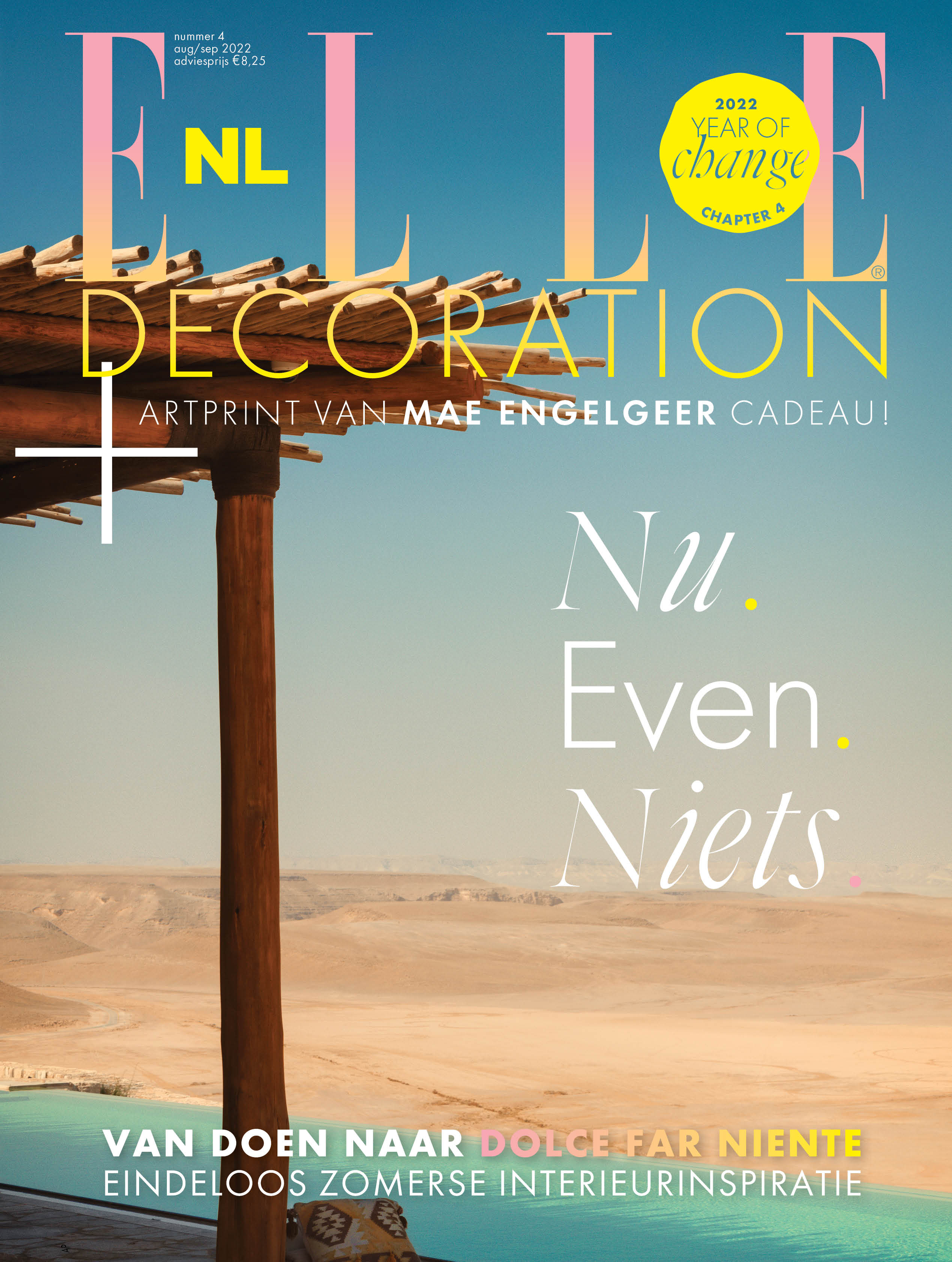 ELLE Decoration editie 4 2022 - tijdschrift - interieur - design - woontrends - Keukenspecial cadeau