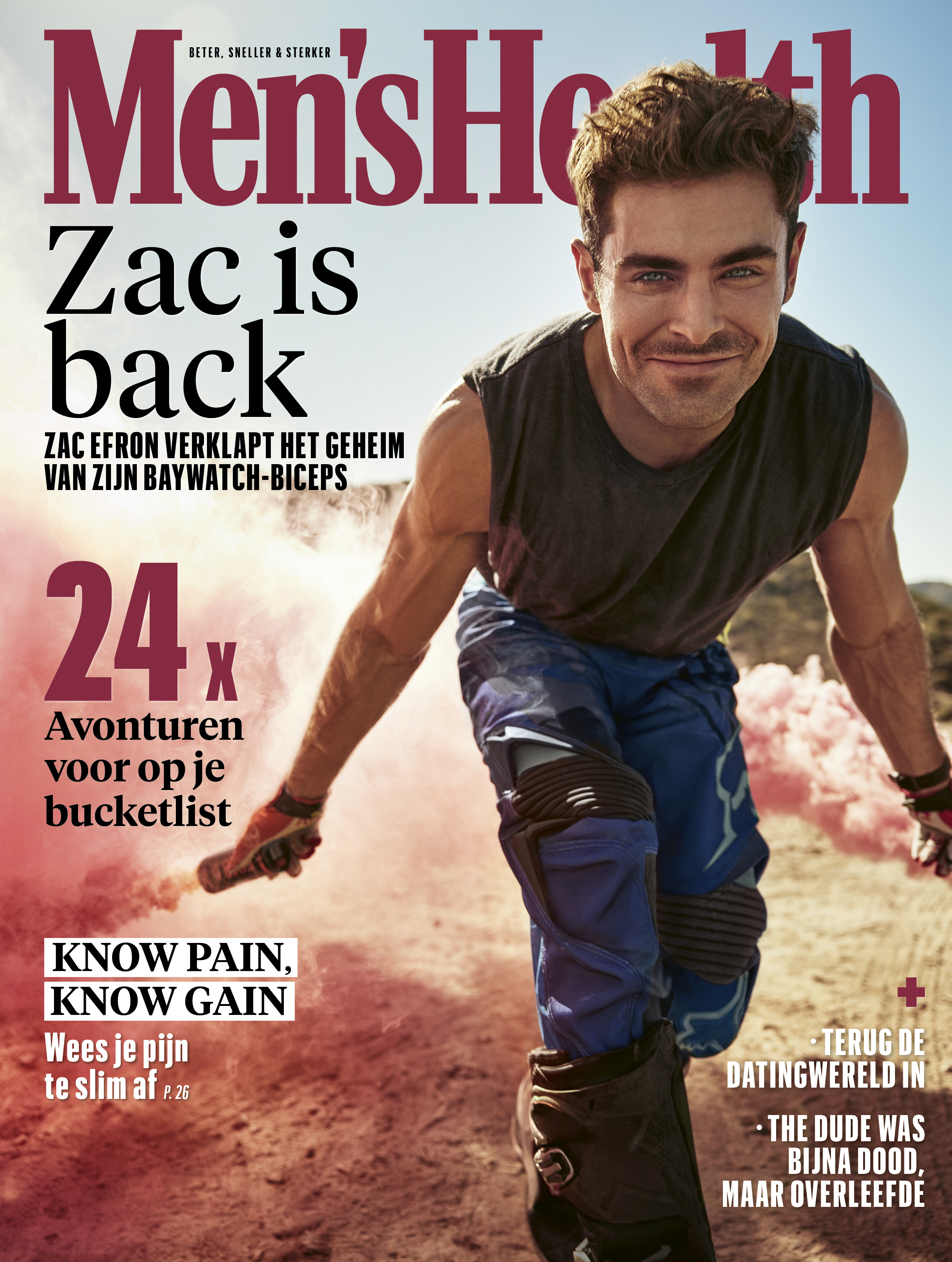 Men's Health editie 8 2022 - tijdschrift - Zac Efron
