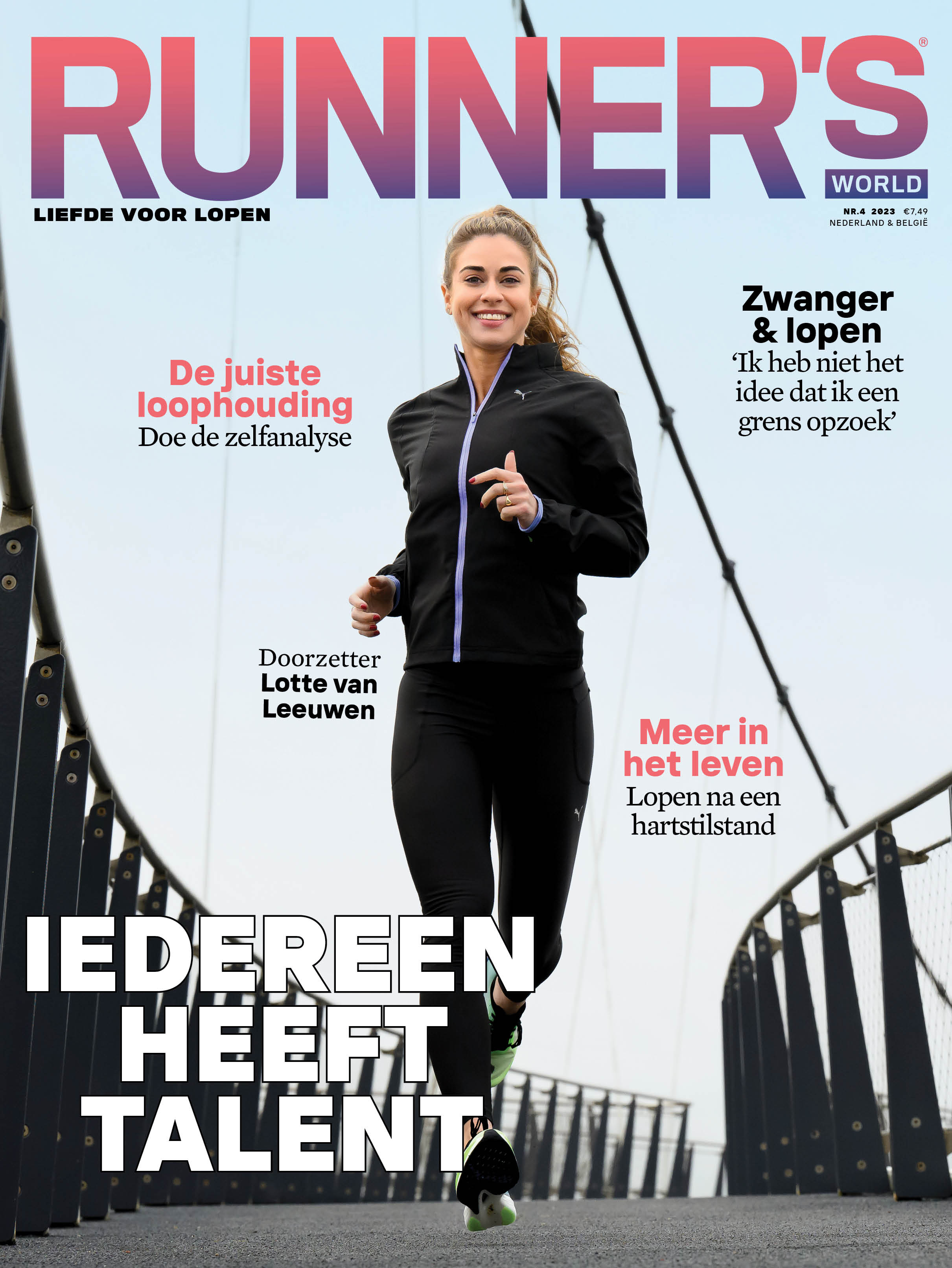 Runner's World editie 4 2023 - tijdschrift - Lotte van Leeuwen