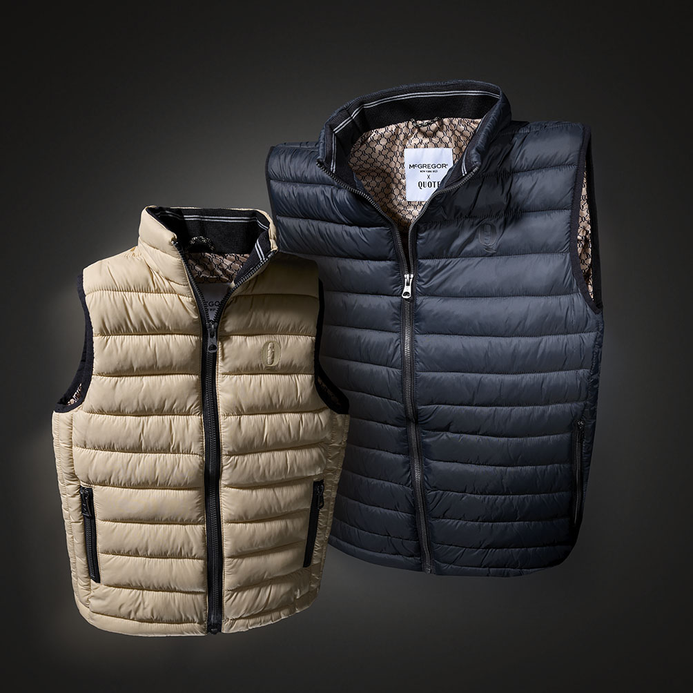 14x Quote + McGregor kinder bodywarmer